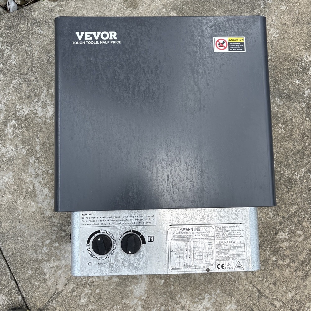 Vevor Sauna Heater SCA-45NS 4.5KW 220V Electric Sauna Stove Steam Bath